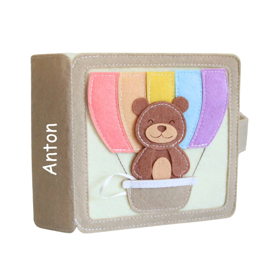 Mini Quiet Book Bärchen – Beispiel Personalisierung mit Namen