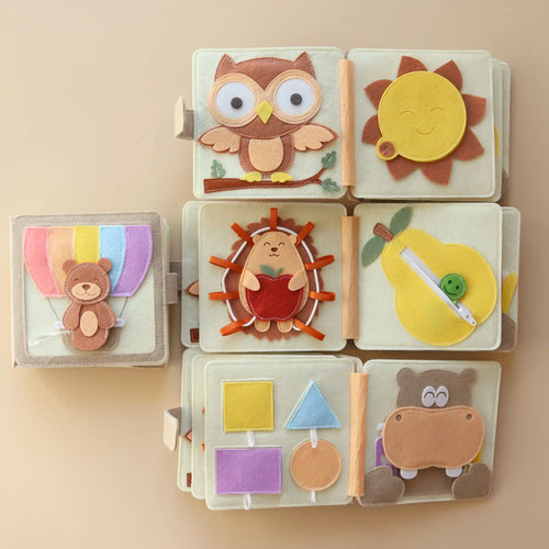 Mini Quiet Book Bärchen – Filzseite 2