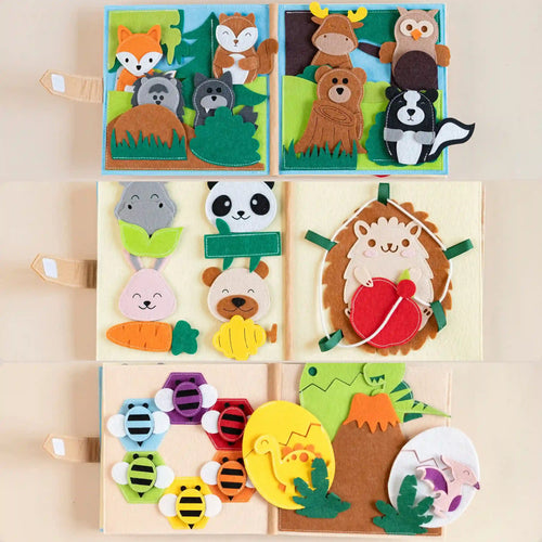 Quiet Book Waldtiere – Filzseite 2