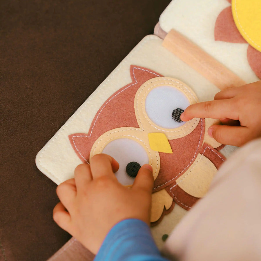 Mini Quiet Book Bärchen – Filzseite 3