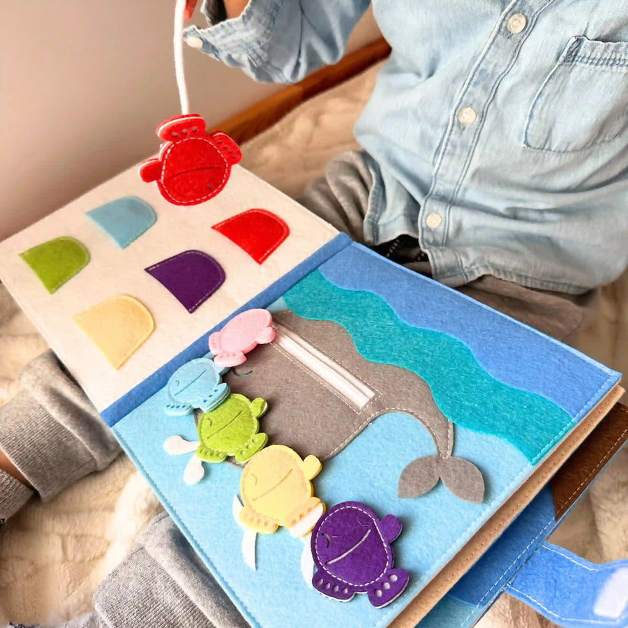 Quiet Book Meerestiere – Filzseite 3