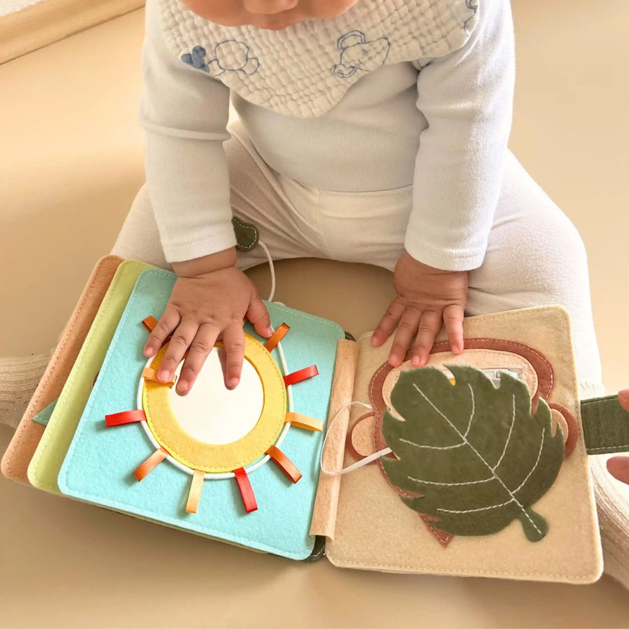 Mini Quiet Book Elefant – Filzseite 4