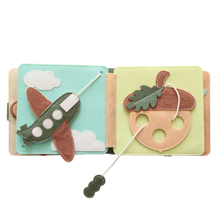 Mini Quiet Book Elefant – Filzseite 6