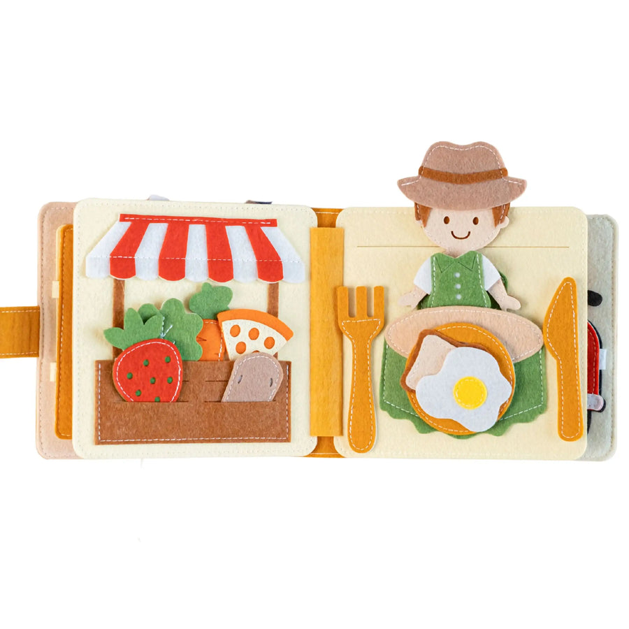 Mini Quiet Book Mein Zuhause – Filzseite 6