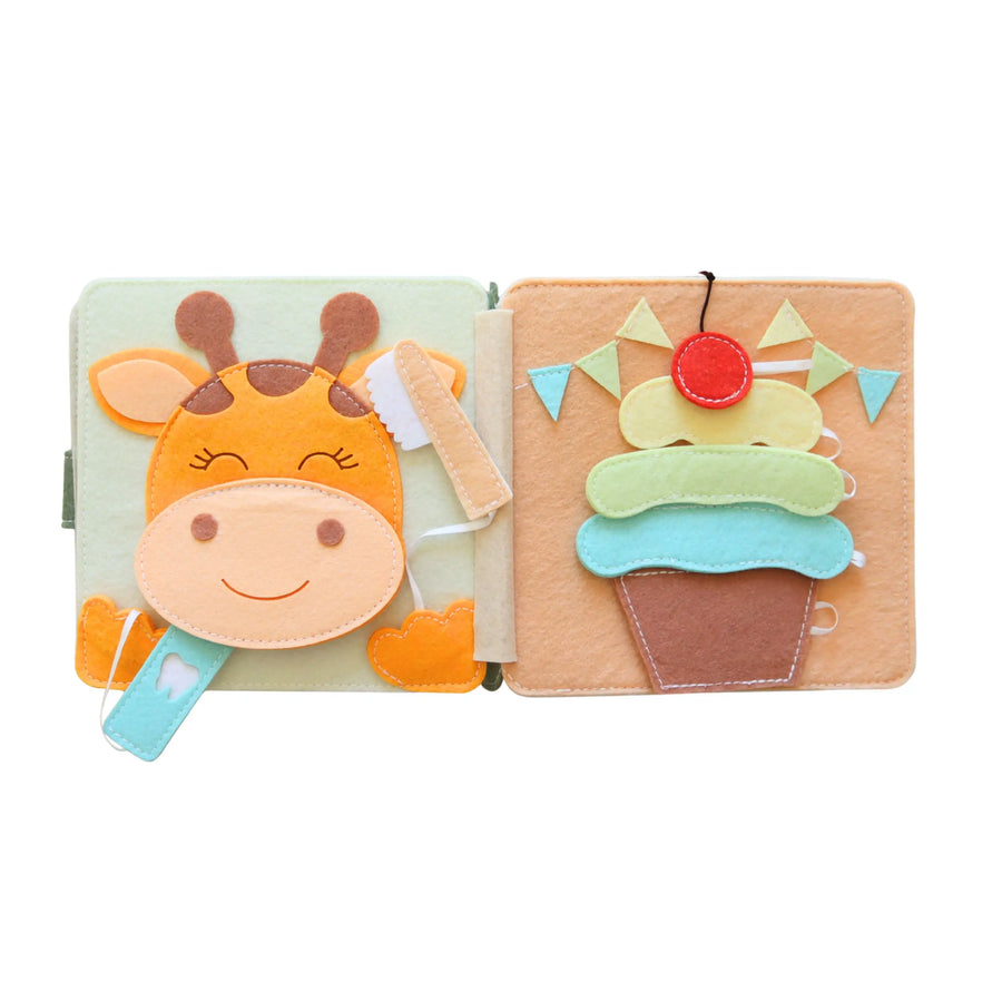 Mini Quiet Book Elefant – Filzseite 7