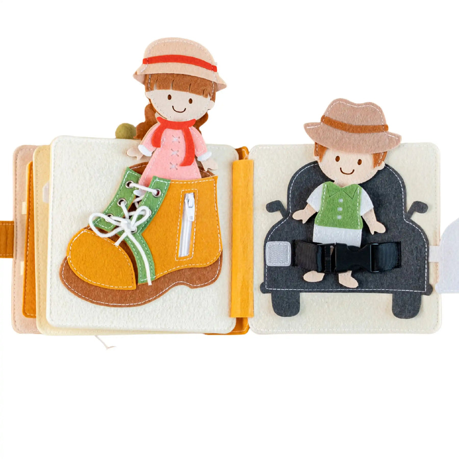 Mini Quiet Book Mein Zuhause – Filzseite 7