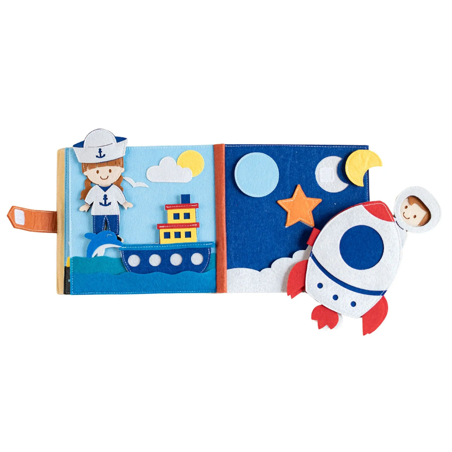 Quiet Book Traumberuf – Filzseite 7