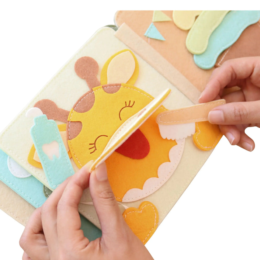 Mini Quiet Book Elefant – Filzseite 8