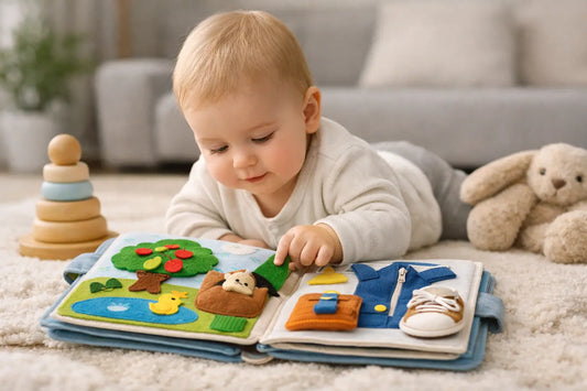 Quiet Book Baby - sinnvoll spielen von Anfang an
