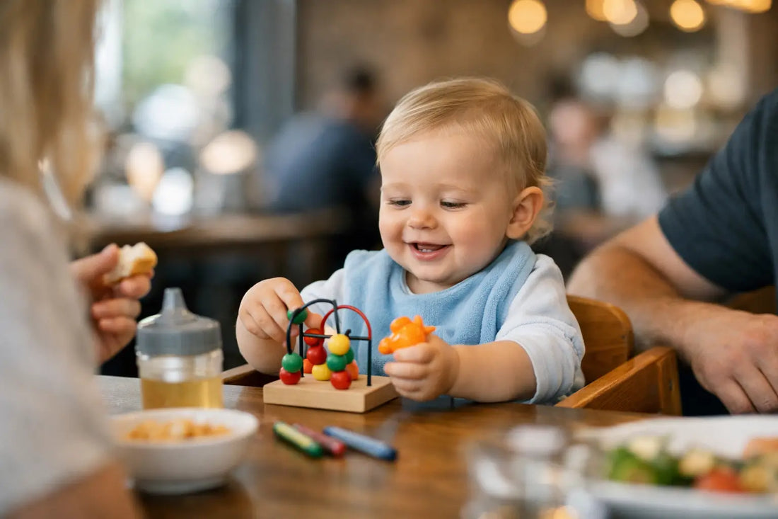 Wie Sie Ihr Baby im Restaurant ruhig beschäftigen
