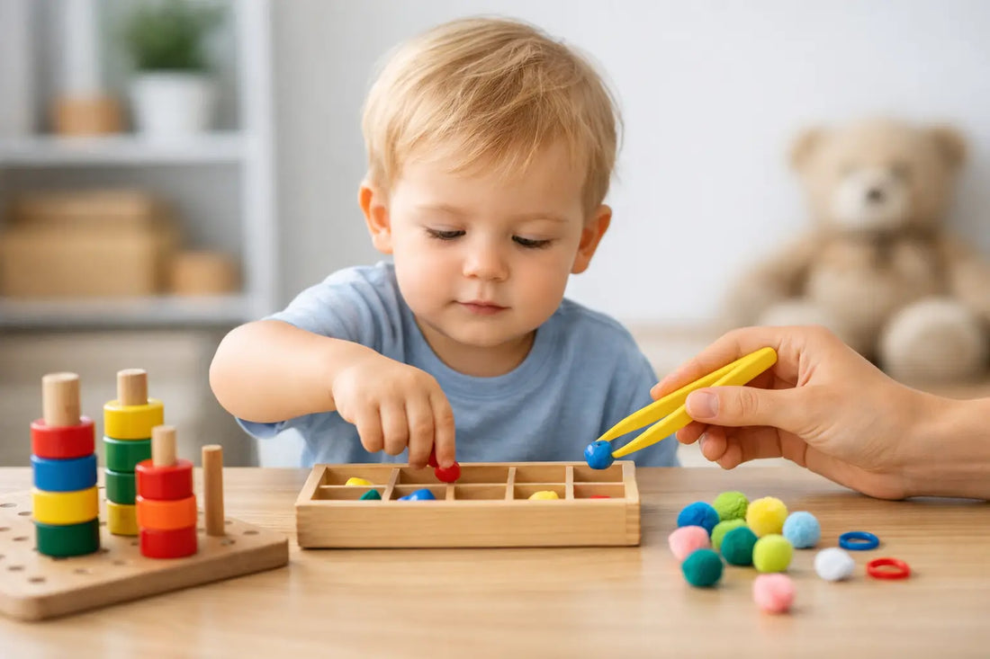 Wie fördert man den Pinzettengriff spielerisch?