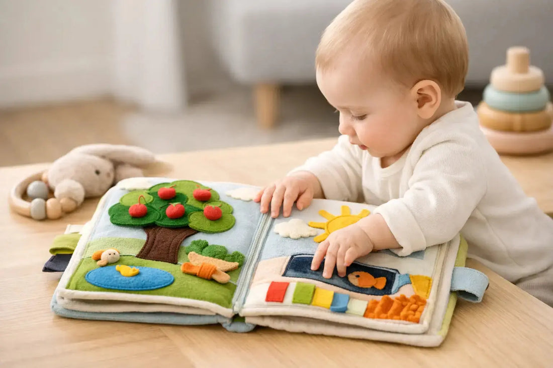Beschäftigungsbuch fürs Baby selber entdecken