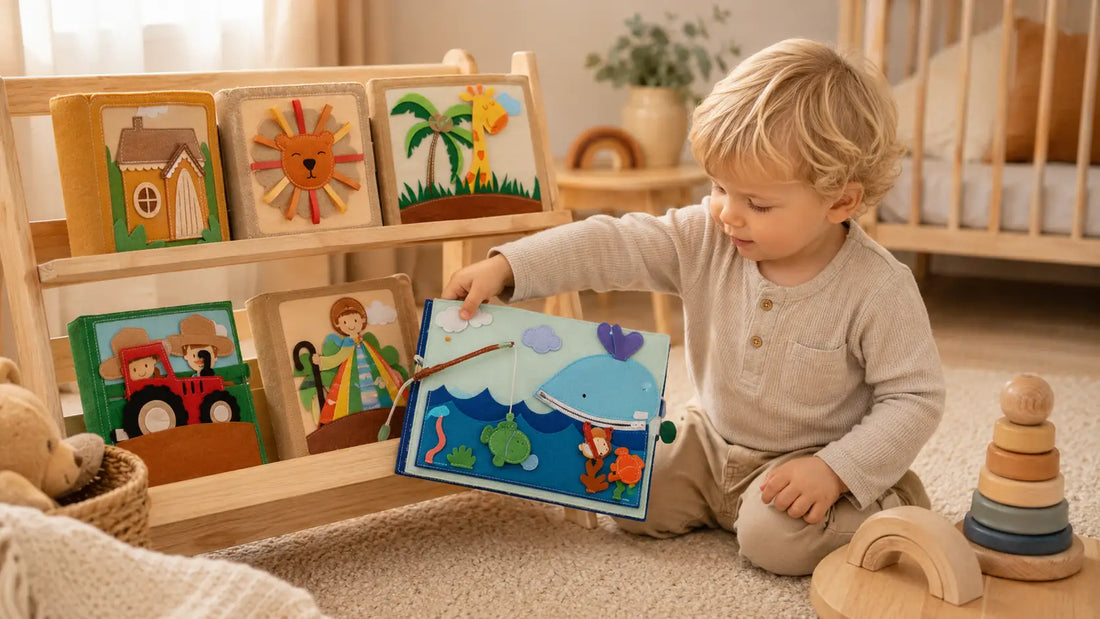 Sensorisches Spielzeug Baby Filz wählen