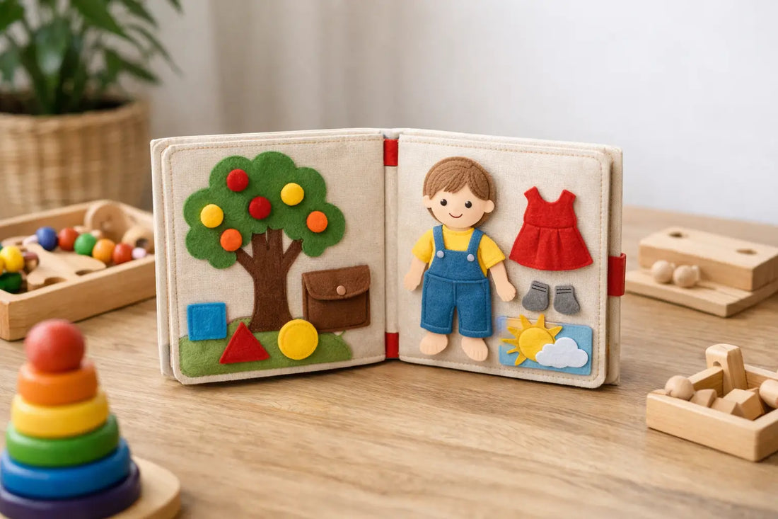 Montessori Quiet Book für ruhige Lernmomente