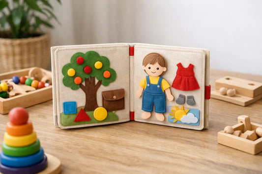 Montessori Quiet Book für ruhige Lernmomente