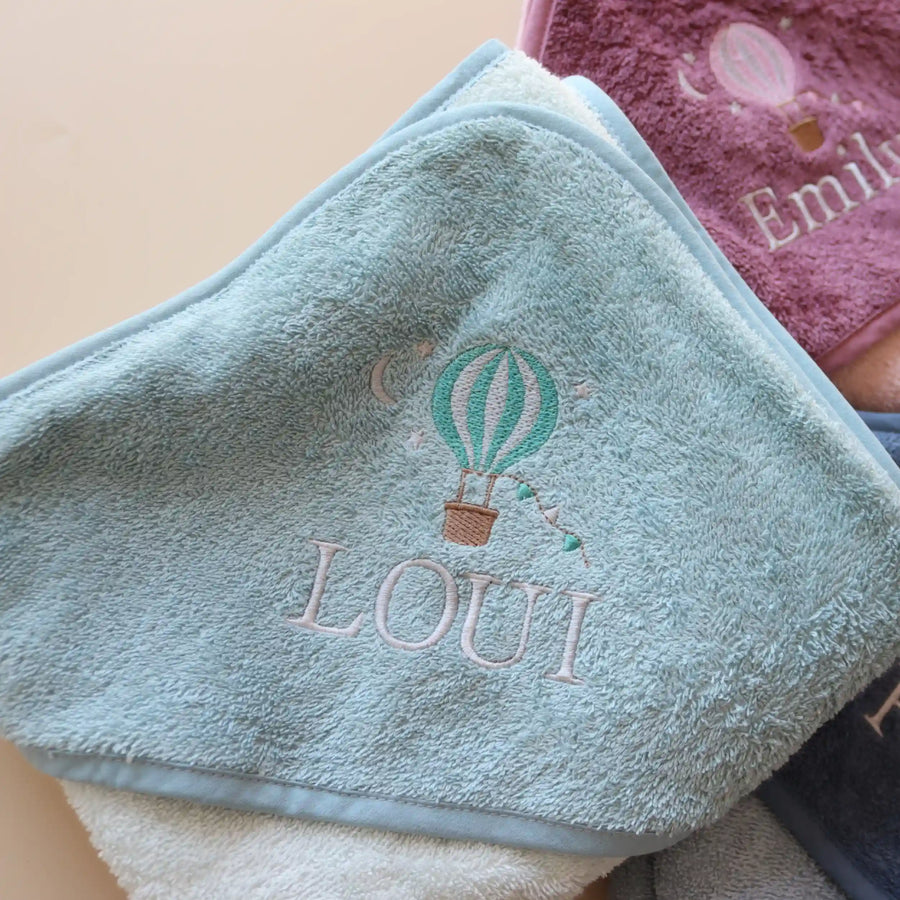 Personalized Baby Hooded Towel with Name