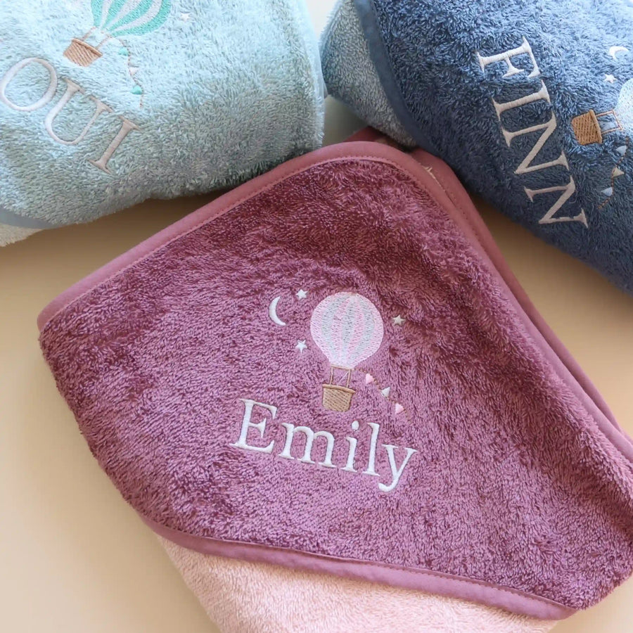 Personalized Baby Hooded Towel with Name