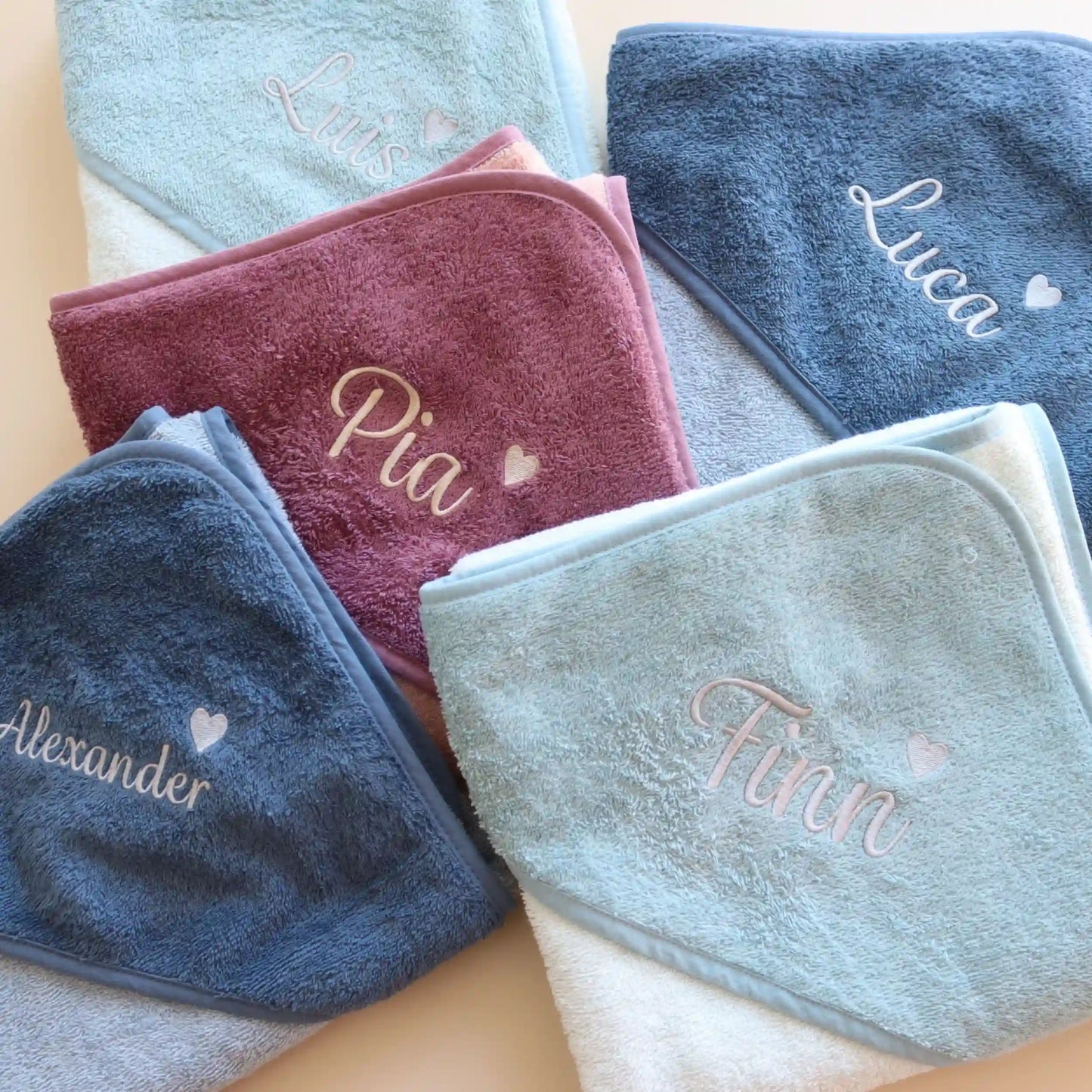 Personalized Baby Hooded Towel with Name