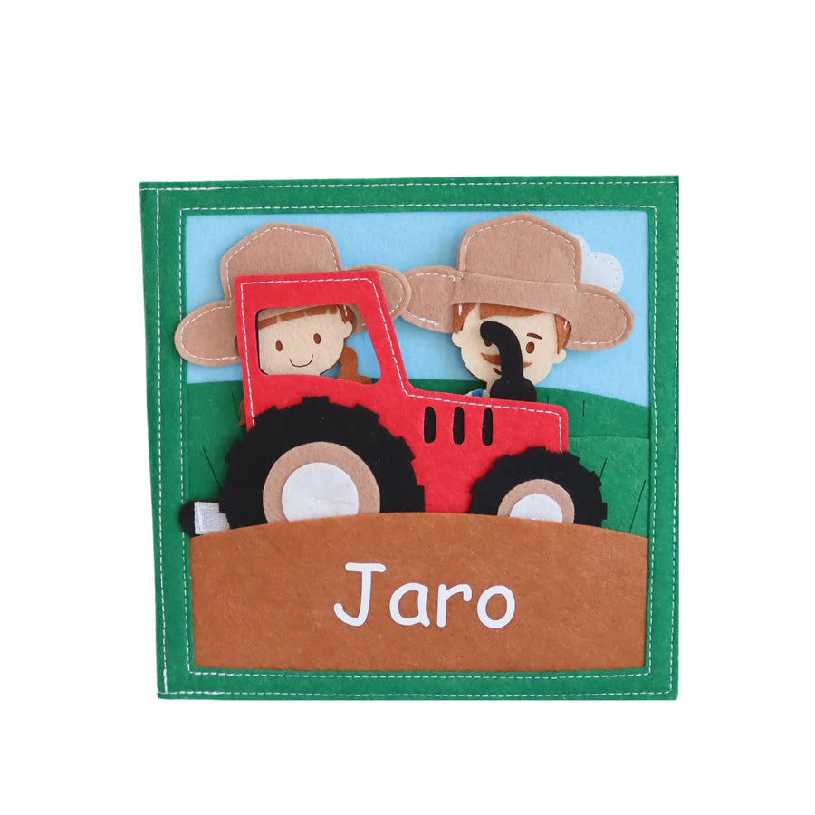 Quiet Book Bauernhof – Beispiel Personalisierung mit Namen