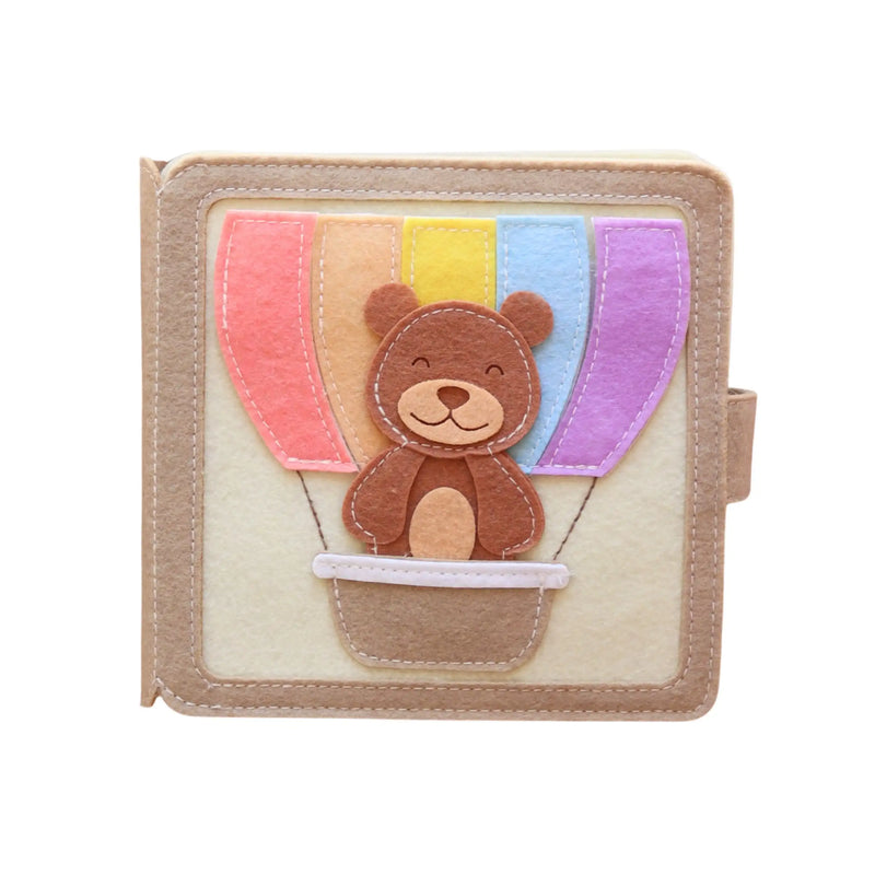 Mini Quiet Book Bärchen – personalisiertes Stoffbuch für Babys