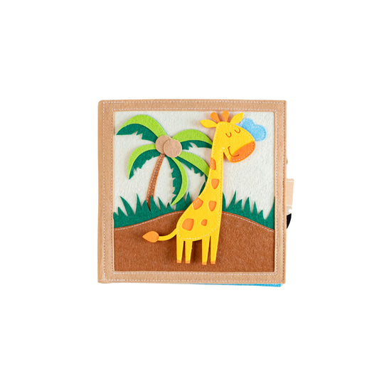 Quiet Book Waldtiere – Montessori Stoffbuch ab 2 Jahren
