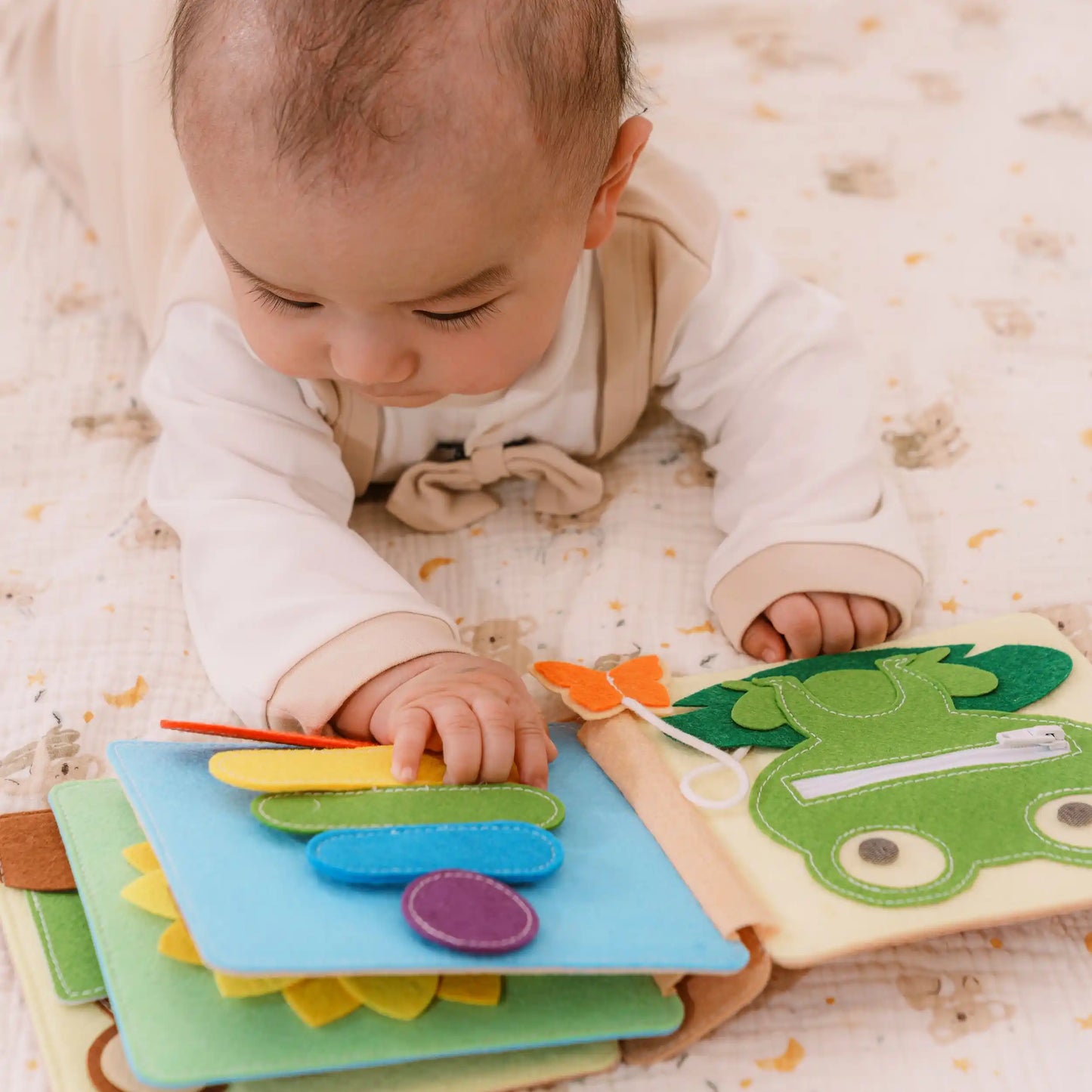 Mini Quiet Book Lion