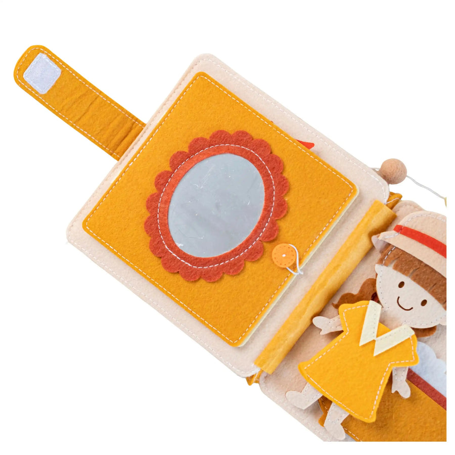 Mini Quiet Book Mein Zuhause – Filzseite 4