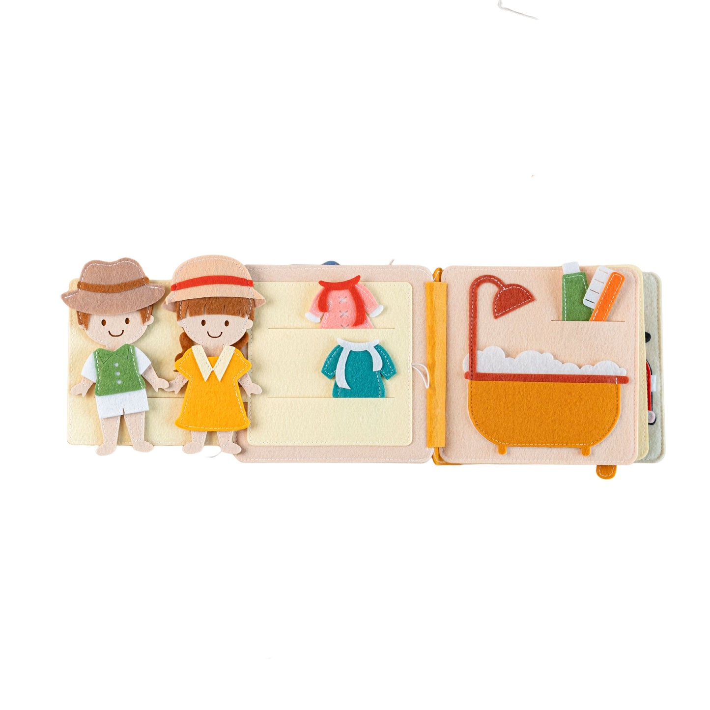 Mini Quiet Book My Home