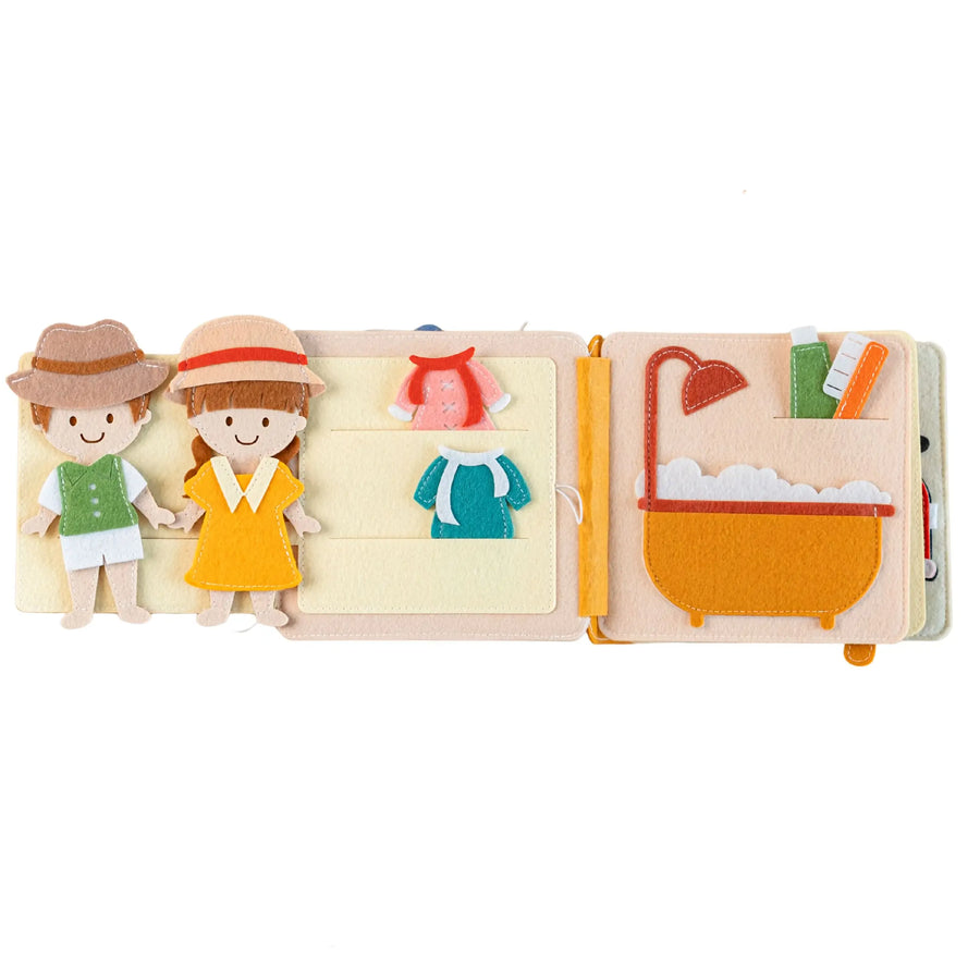Mini Quiet Book Mein Zuhause – Filzseite 5