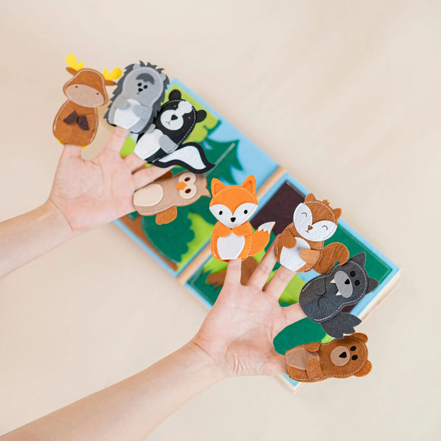 Quiet Book Waldtiere – Filzseite 5