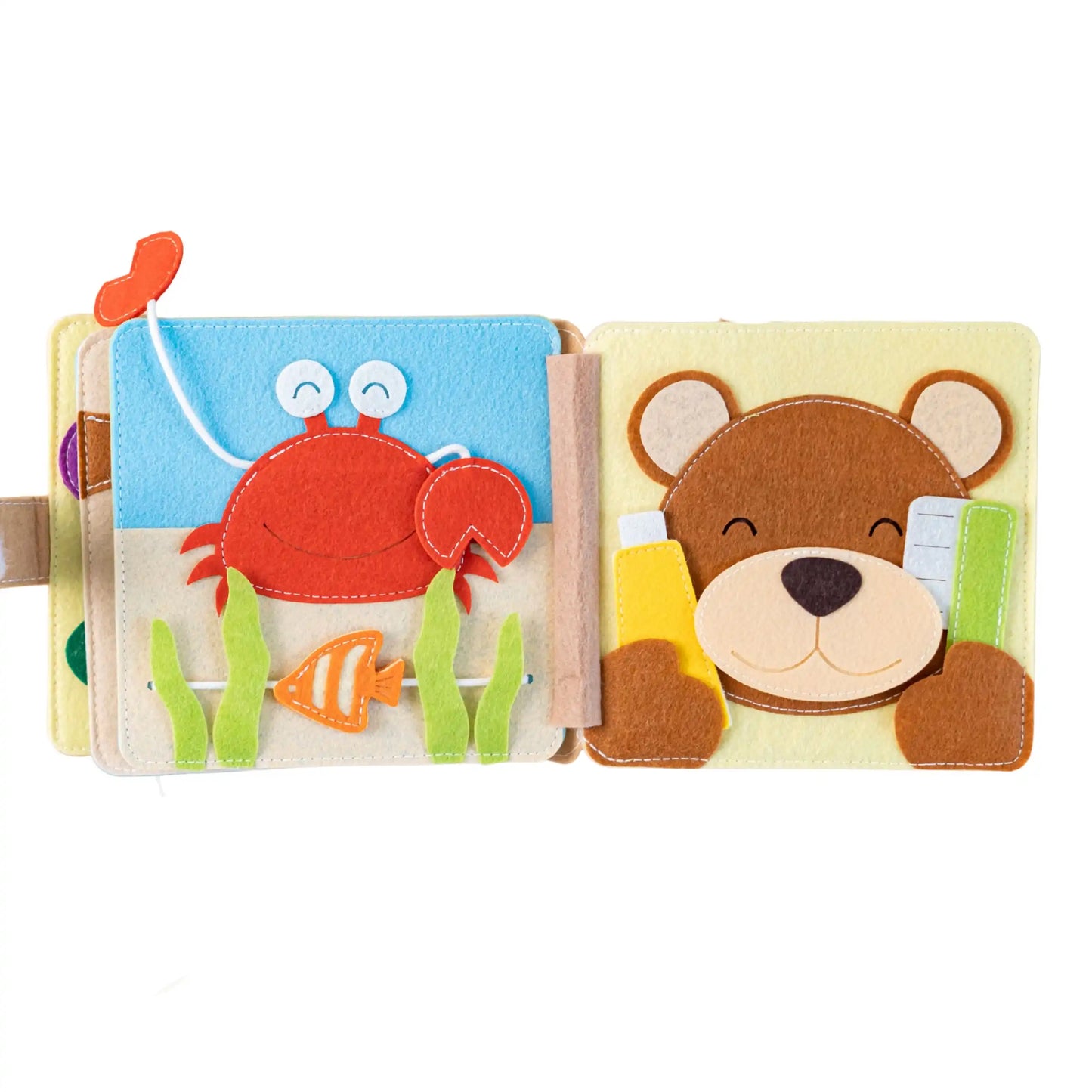 Mini Quiet Book Lion