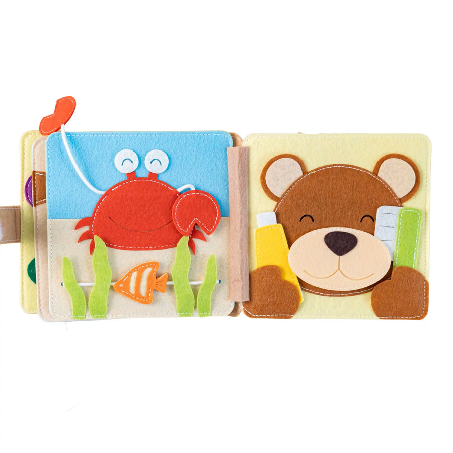 Mini Quiet Book Löwe – Filzseite 6