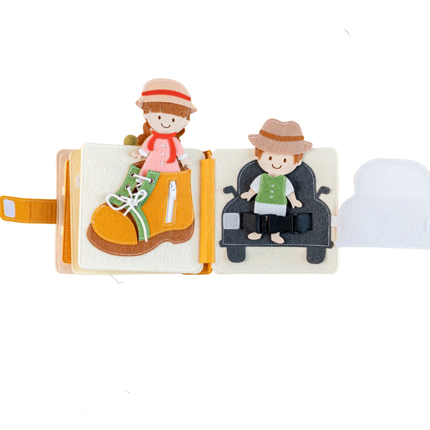 Mini Quiet Book My Home
