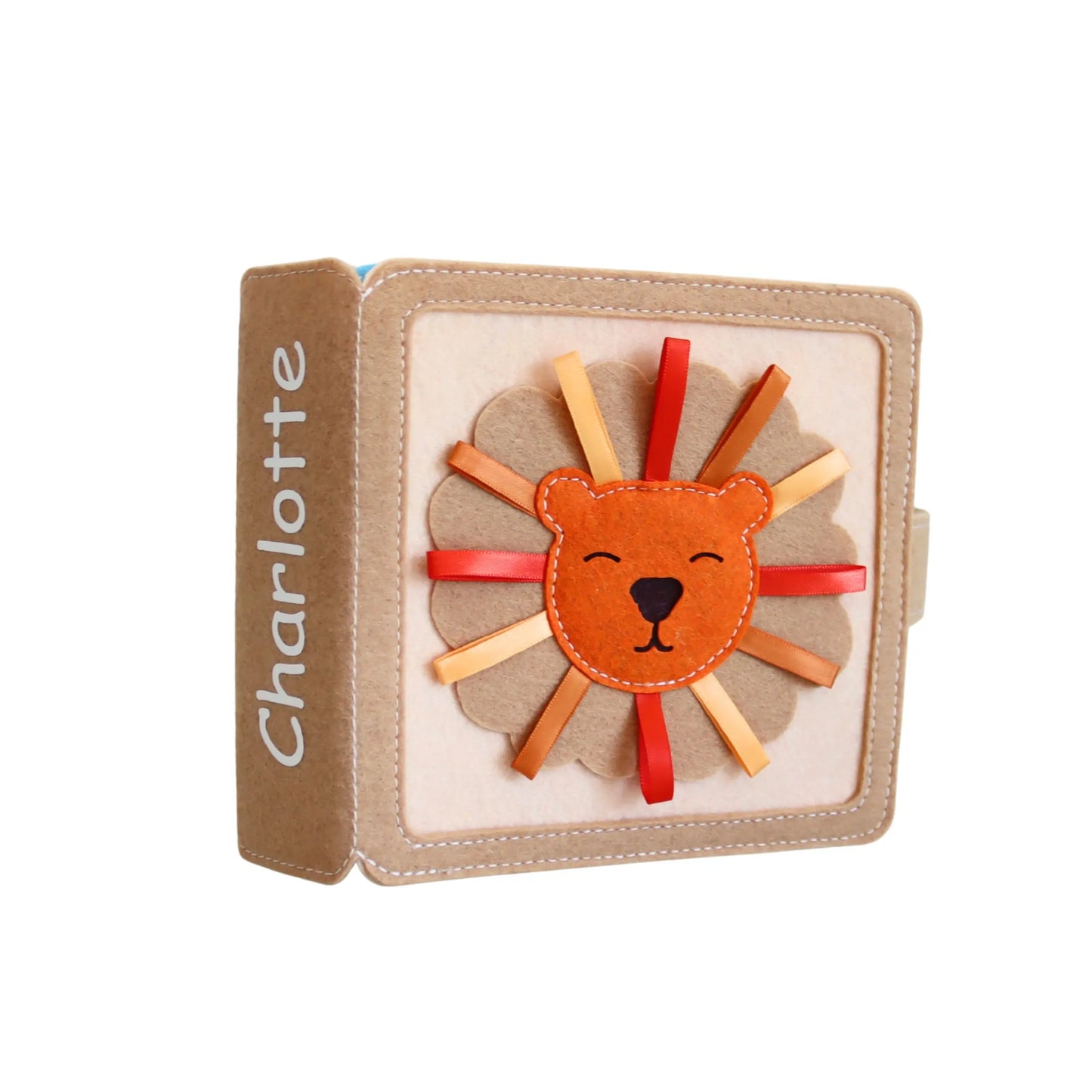 Mini Quiet Book Lion