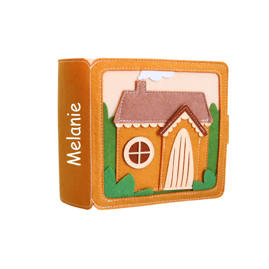 Mini Quiet Book Mein Zuhause – Beispiel Personalisierung mit Namen