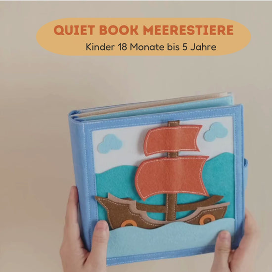 Quiet Book Meerestiere