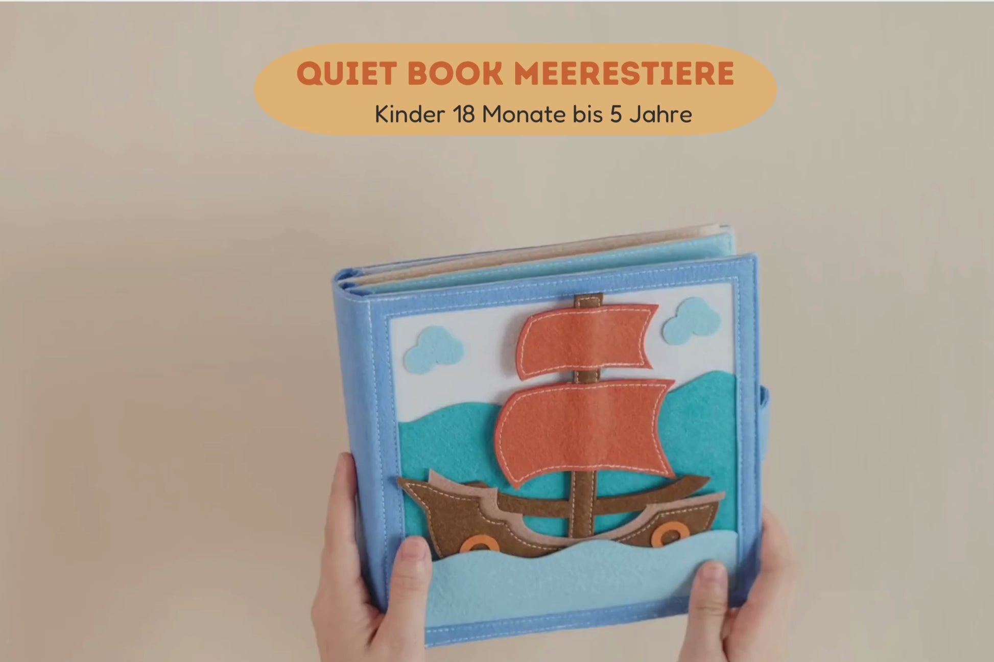 Quiet Book Meerestiere